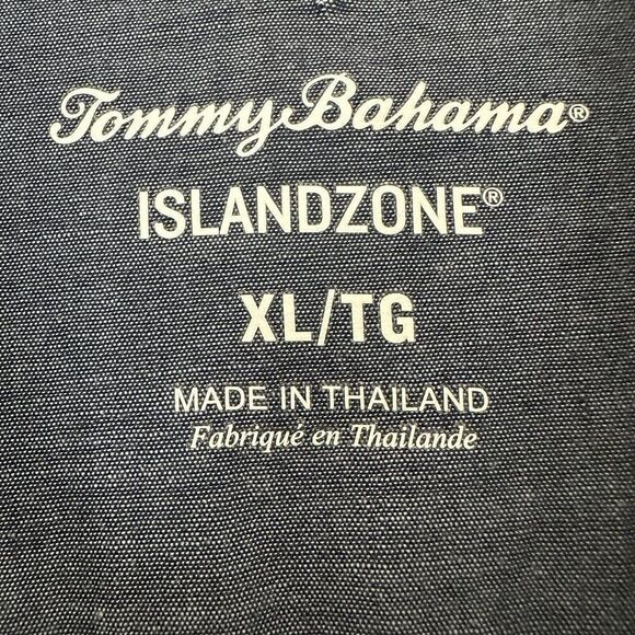 Tommy Bahama Island Zone Shirt Mens XL Green Button Up Short Sleeve Pocket Adult - Picture 2 of 7